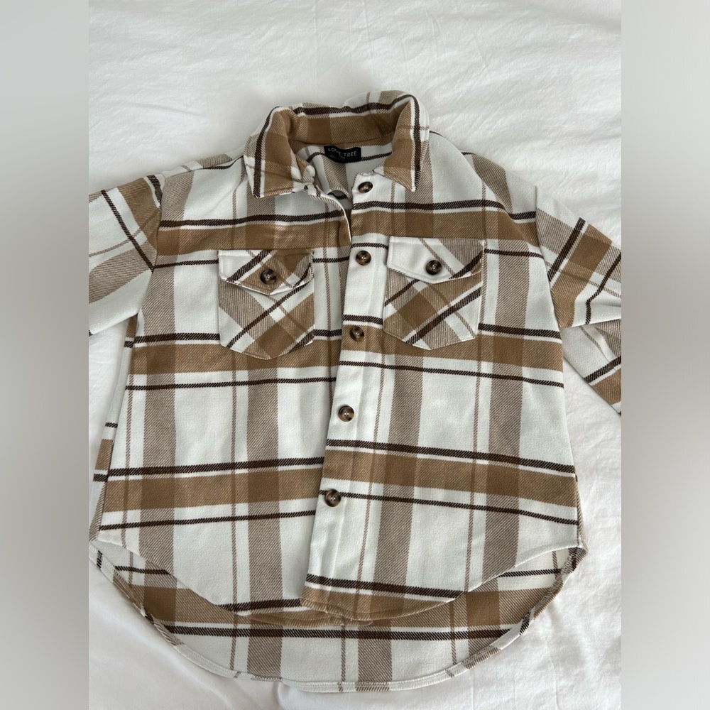 Love Tree Flannel Jacket